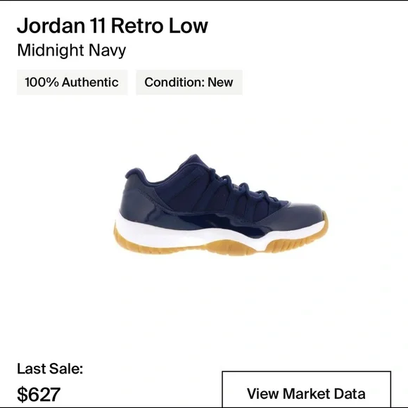 Jordan 11 ‘Midnight Navy Gum’
